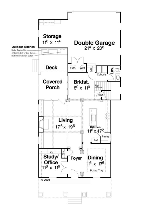 First Floor image of Gilmore House Plan